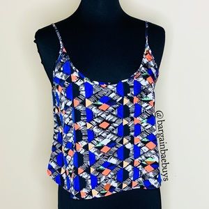 Fire Los Angeles Cropped Tank Blouse